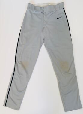 Nike Team Men’s Small Grey Athletic Pants Loose Fit Training Joggers BASEBALL